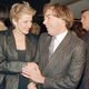 Betty Buckley and Andrew Lloyd Webber celebrate in New York on Thursday, Oct. 8, 1987 on the fifth anniversary of the Broadway show Cats